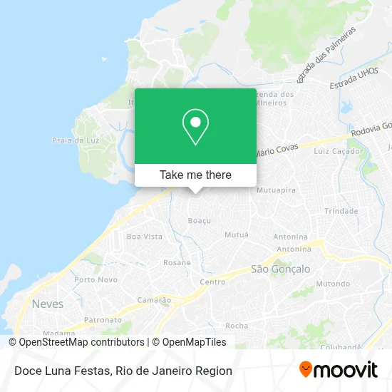 Doce Luna Festas map