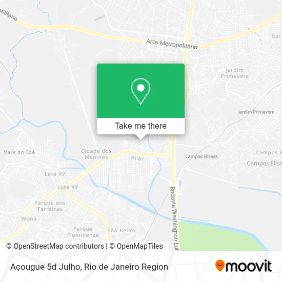Açougue 5d Julho map