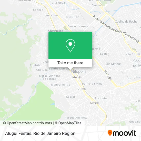 Alugui Festas map