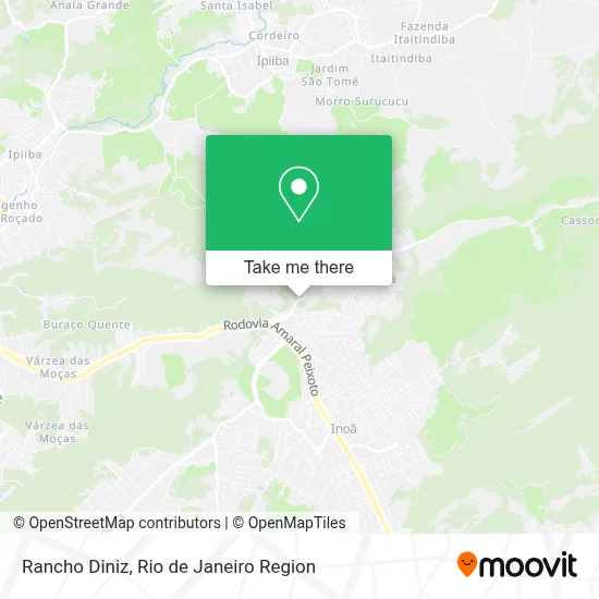 Rancho Diniz map