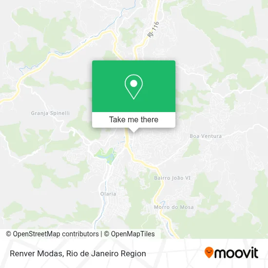 Renver Modas map