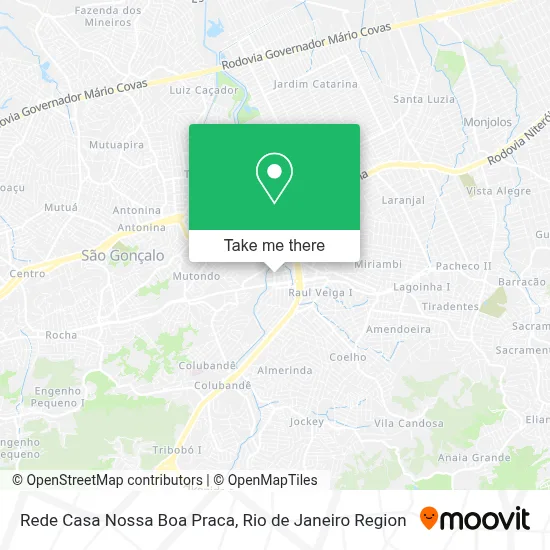 Rede Casa Nossa Boa Praca map