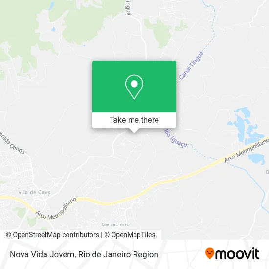 Nova Vida Jovem map