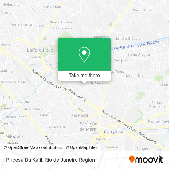 Pricesa Da Kalil map