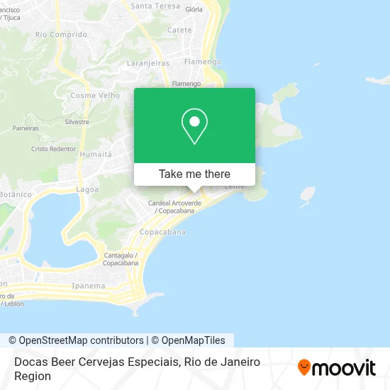 Docas Beer Cervejas Especiais map