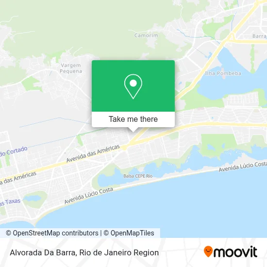 Alvorada Da Barra map