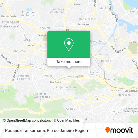 Pousada Tankamana map