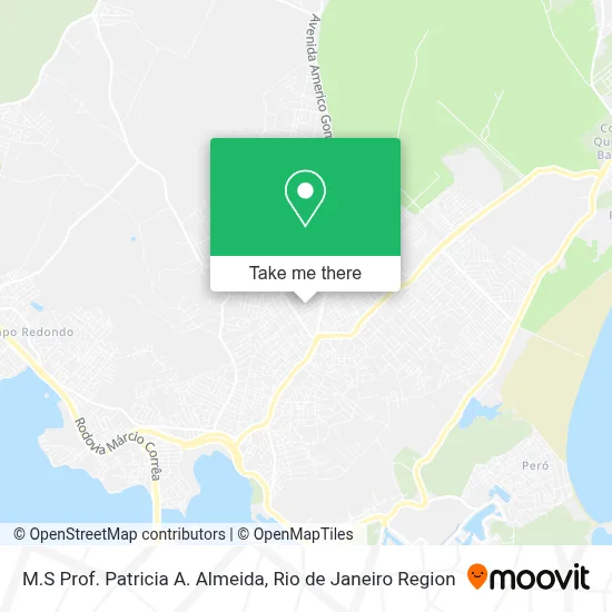 M.S Prof. Patricia A. Almeida map
