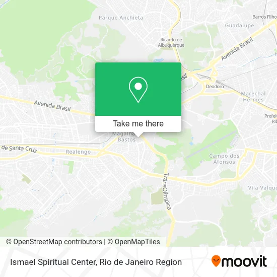 Ismael Spiritual Center map