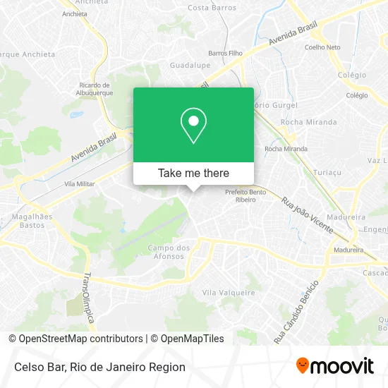 Celso Bar map