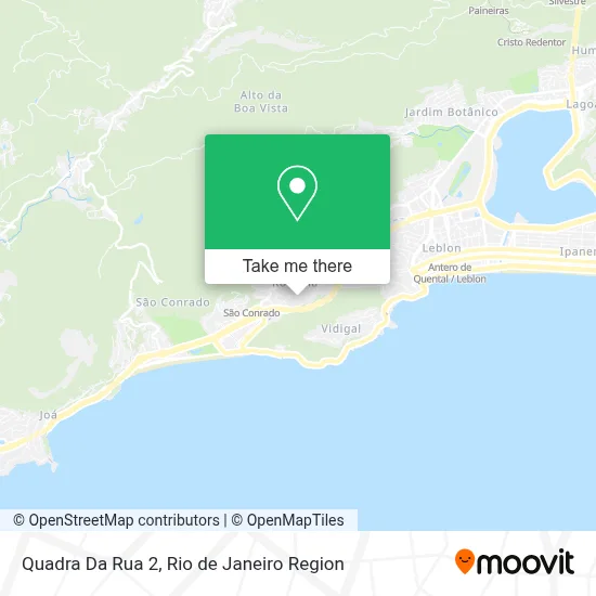 Quadra Da Rua 2 map