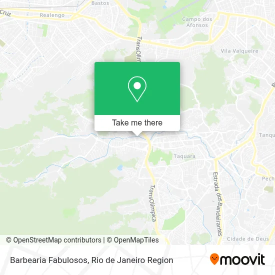 Barbearia Fabulosos map
