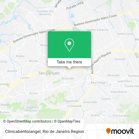 Clinicabentorangel map