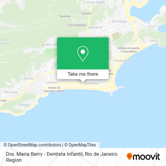 Dra. Maria Berry - Dentista Infantil map