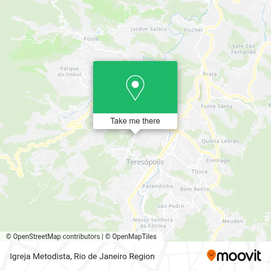 Igreja Metodista map