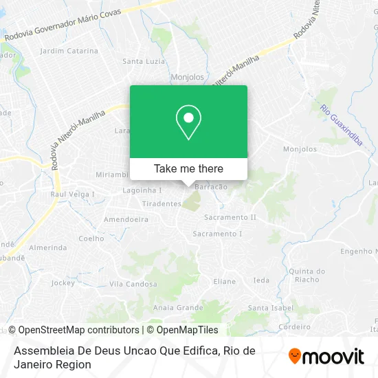Assembleia De Deus Uncao Que Edifica map