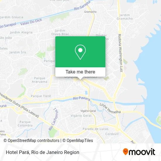 Hotel Pará map