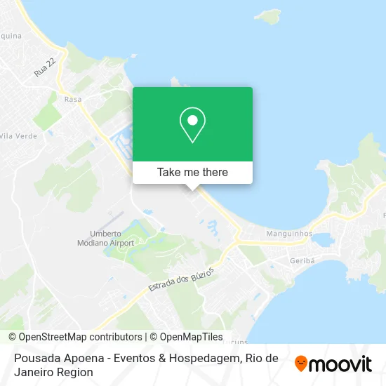 Pousada Apoena - Eventos & Hospedagem map