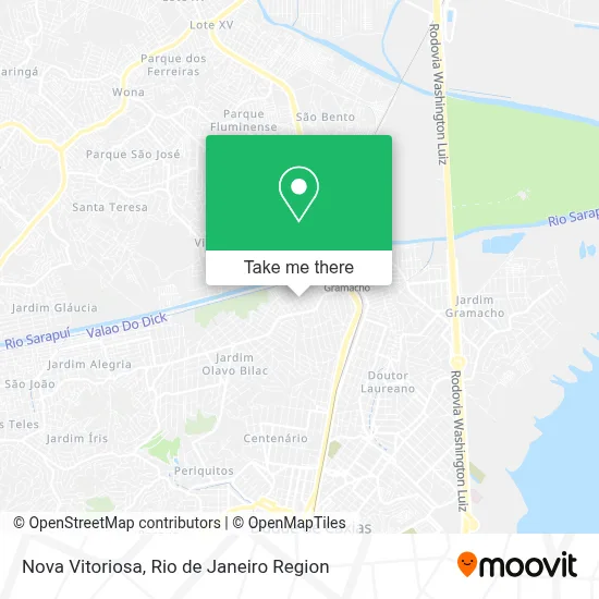 Nova Vitoriosa map