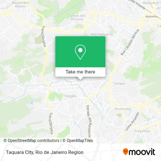 Taquara City map