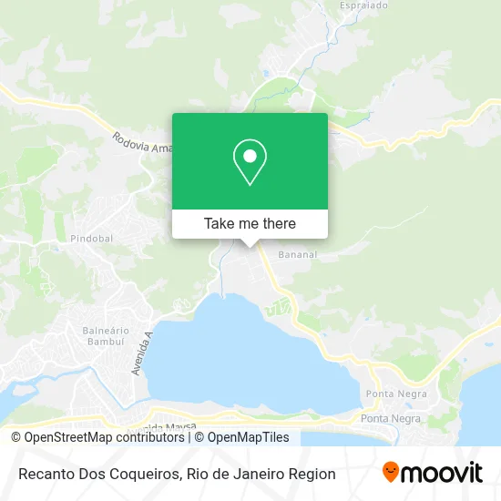 Recanto Dos Coqueiros map