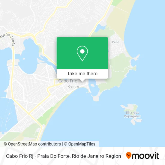 Cabo Frio Rj - Praia Do Forte map