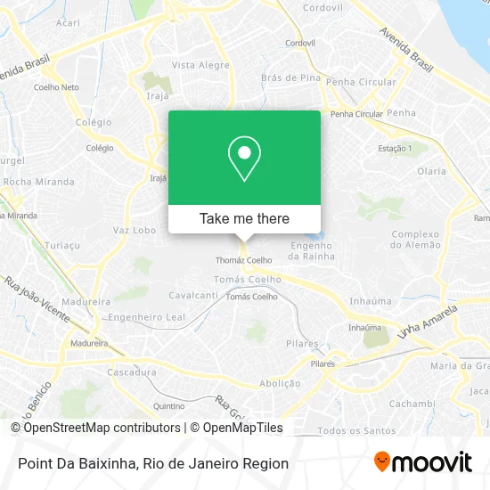 Point Da Baixinha map