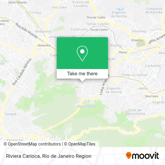 Riviera Carioca map