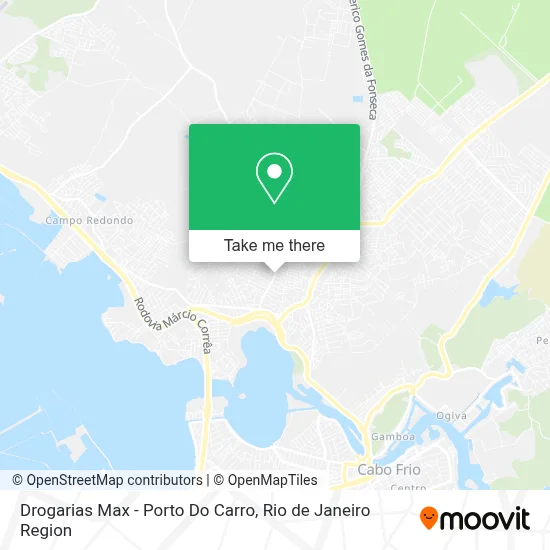 Drogarias Max - Porto Do Carro map