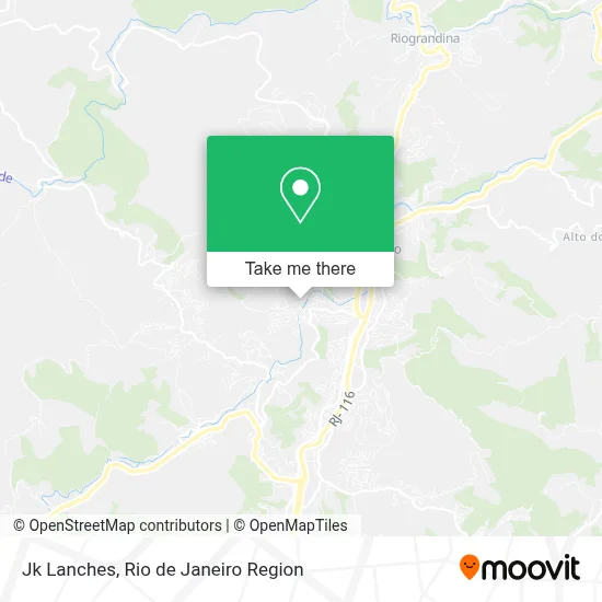 Jk Lanches map