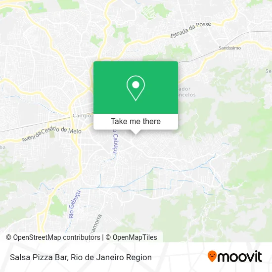 Salsa Pizza Bar map