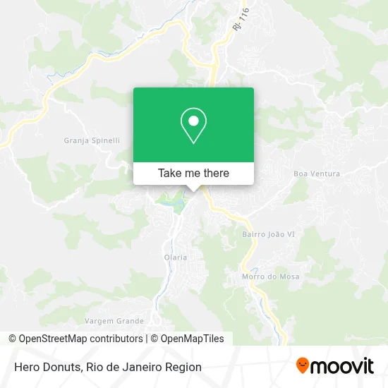 Hero Donuts map