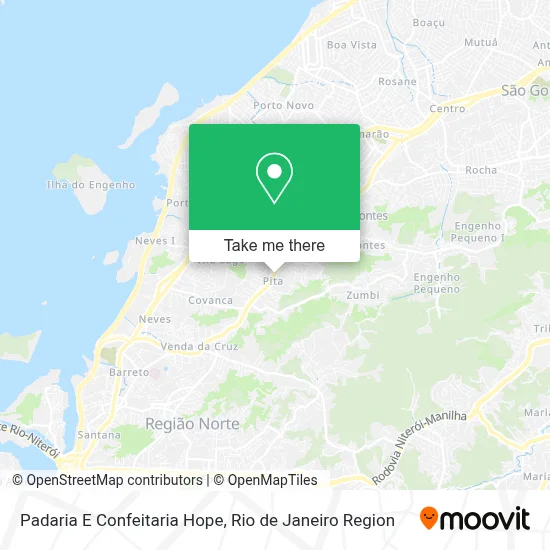 Padaria  E Confeitaria Hope map
