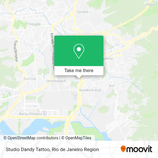 Studio Dandy Tattoo map
