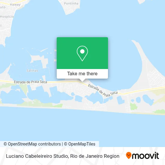Luciano Cabeleireiro Studio map