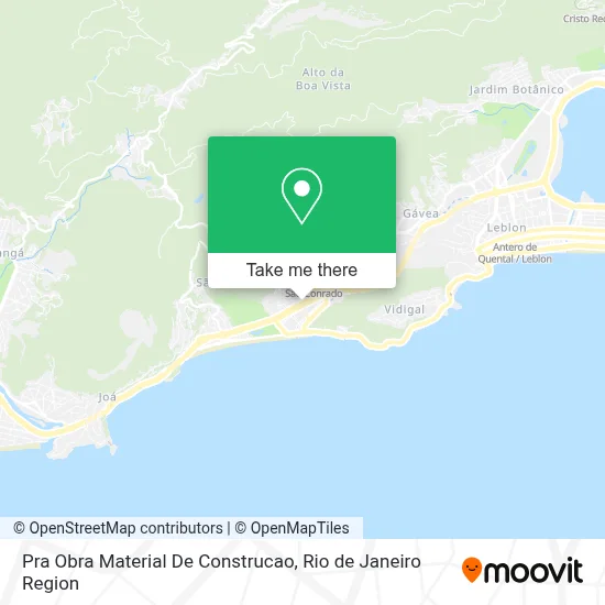 Pra Obra Material De Construcao map