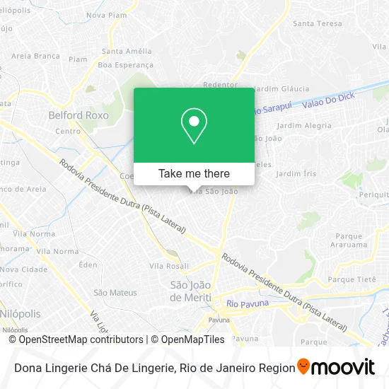 Dona Lingerie Chá De Lingerie map