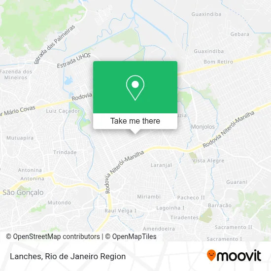 Lanches map