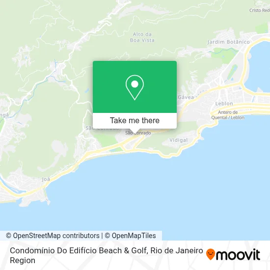 Condomínio Do Edifício Beach & Golf map