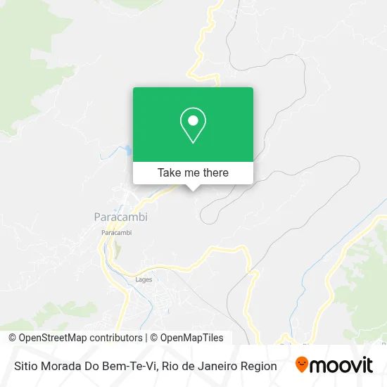 Sitio Morada Do Bem-Te-Vi map