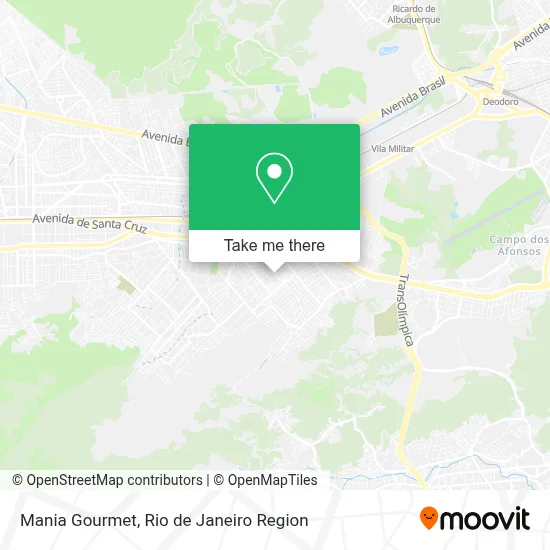 Mania Gourmet map