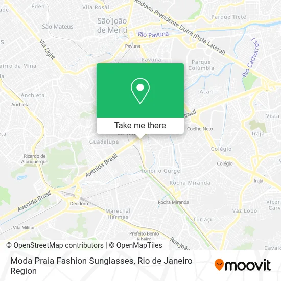 Moda Praia Fashion Sunglasses map