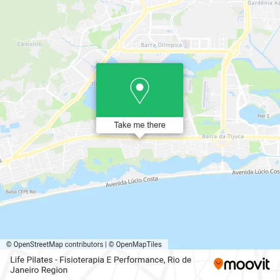 Life Pilates - Fisioterapia E Performance map