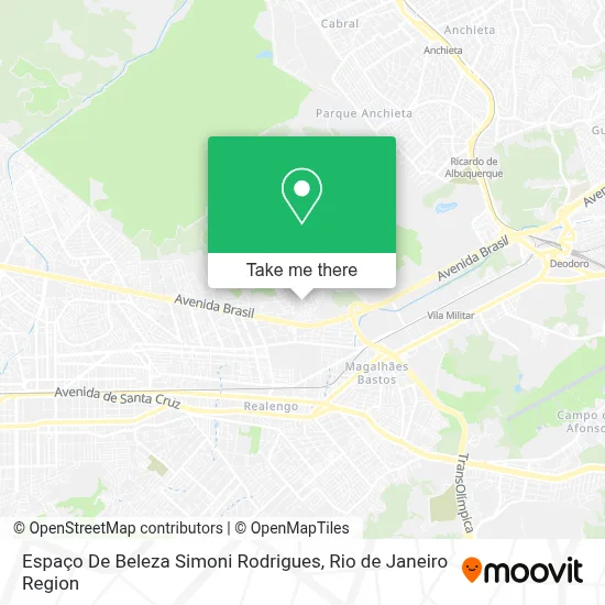 Espaço De Beleza Simoni Rodrigues map