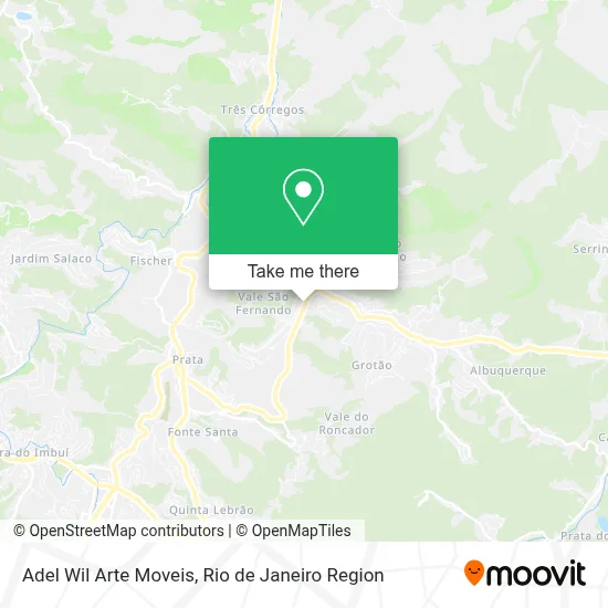 Adel Wil Arte Moveis map