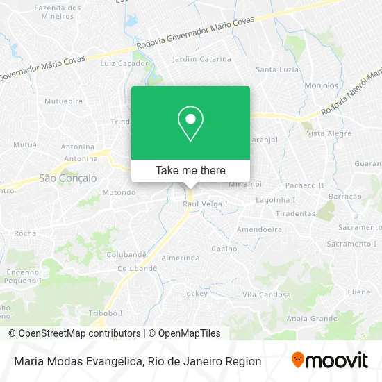 Maria Modas Evangélica map