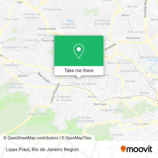 Lojas Piaui map