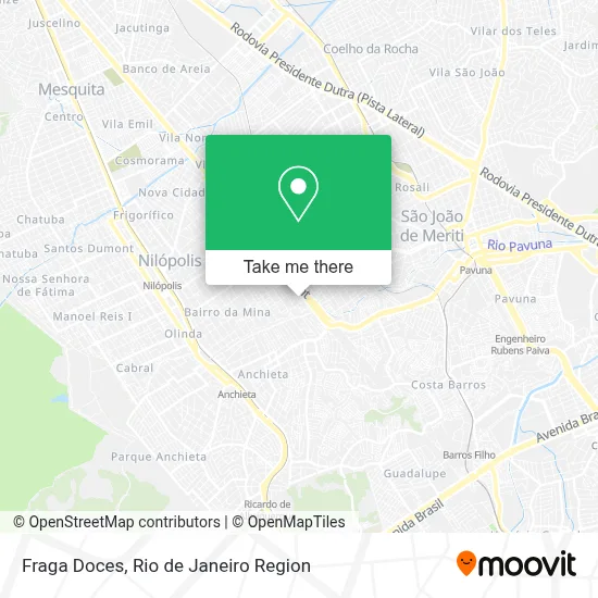 Fraga Doces map