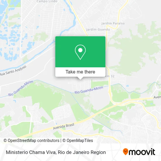 Ministerio Chama Viva map