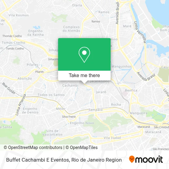 Buffet Cachambi E Eventos map